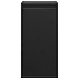 Wall Cabinets 2 pcs Black 30x30x60 cm Solid Wood Pine