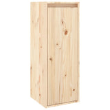 Wall Cabinet 30x30x80 cm Solid Wood Pine - Front View