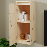 Wall Cabinet 30x30x80 cm Solid Wood Pine - Side View
