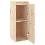 Wall Cabinets 2 pcs 30x30x80 cm Solid Wood Pine - Close-Up Angle