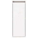 Wall Cabinet White 30x30x80 cm Solid Wood Pine - 45-Degree Angle