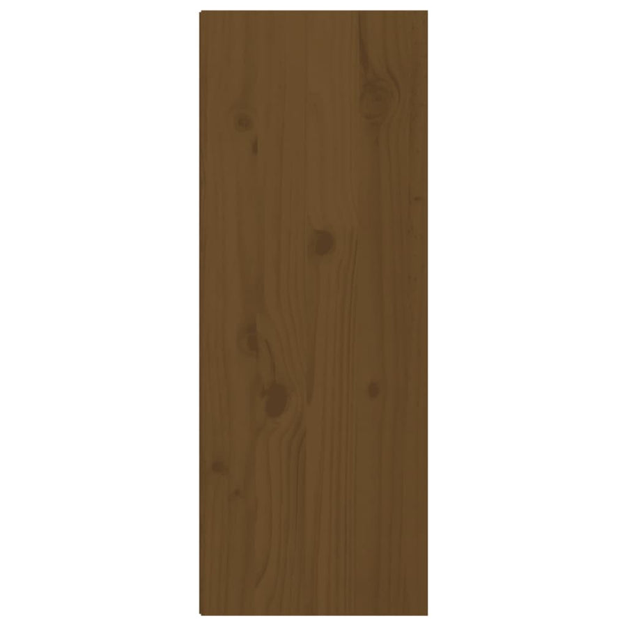 Wall Cabinets 2 pcs Honey Brown 30x30x80 cm Solid Wood Pine