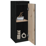 Wall Cabinets 2 pcs Black 30x30x80 cm Solid Wood Pine - Top-Down View