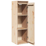 Wall Cabinet 30x30x100 cm Solid Wood Pine
