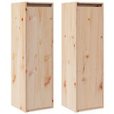 Wall Cabinets 2 pcs 30x30x100 cm Solid Wood Pine