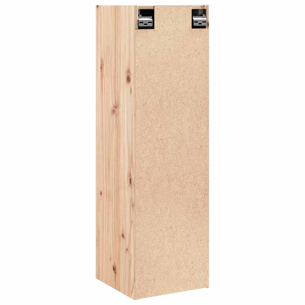 Wall Cabinets 2 pcs 30x30x100 cm Solid Wood Pine