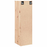 Wall Cabinets 2 pcs 30x30x100 cm Solid Wood Pine