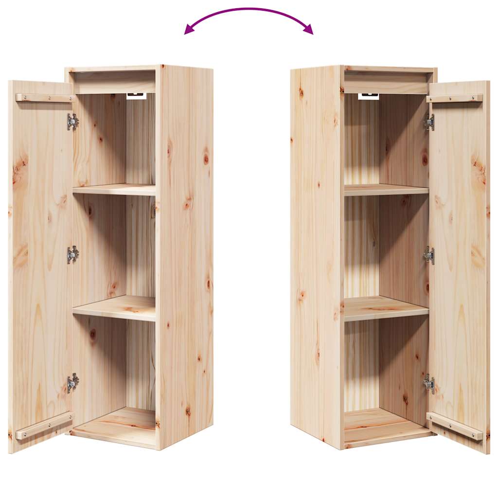 Wall Cabinets 2 pcs 30x30x100 cm Solid Wood Pine