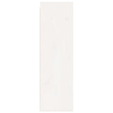 Wall Cabinet White 30x30x100 cm Solid Wood Pine