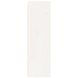 Wall Cabinet White 30x30x100 cm Solid Wood Pine - Rear View
