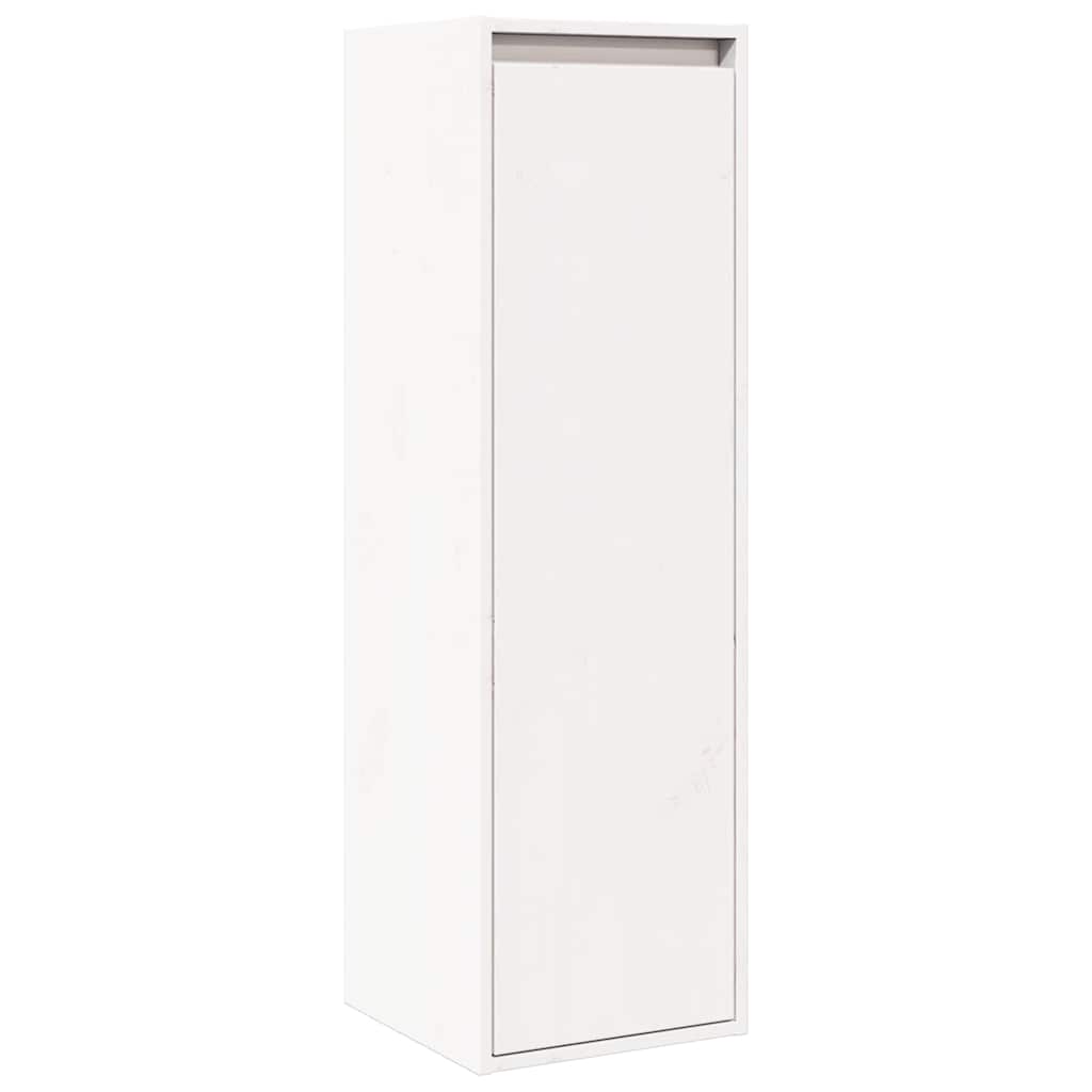 Wall Cabinets 2 pcs White 30x30x100 cm Solid Wood Pine