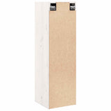 Wall Cabinets 2 pcs White 30x30x100 cm Solid Wood Pine