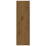 Wall Cabinets 2 pcs Honey Brown 30x30x100 cm Solid Wood Pine - Low Angle