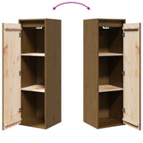 Wall Cabinets 2 pcs Honey Brown 30x30x100 cm Solid Wood Pine - Extra Image