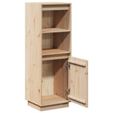 Highboard 37x34x110 cm Solid Wood Pine - 45-Degree Angle
