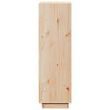 Highboard 37x34x110 cm Solid Wood Pine - Rear View