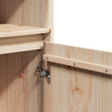 Highboard 37x34x110 cm Solid Wood Pine - Extra Image