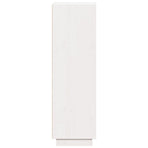 Highboard White 37x34x110 cm Solid Wood Pine