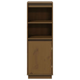 Highboard Honey Brown 37x34x110 cm Solid Wood Pine - Top-Down View