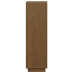 Highboard Honey Brown 37x34x110 cm Solid Wood Pine