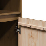 Highboard Honey Brown 37x34x110 cm Solid Wood Pine - Extra Image