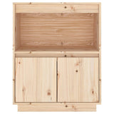 Sideboard 60x34x75 cm Solid Wood Pine - 45-Degree Angle