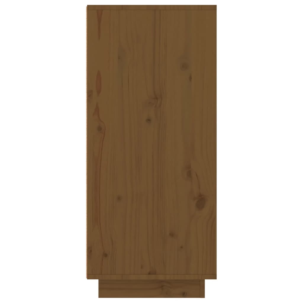 Shoe Cabinet Honey Brown 60x35x80 cm Solid Wood Pine