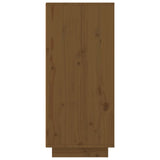 Shoe Cabinet Honey Brown 60x35x80 cm Solid Wood Pine
