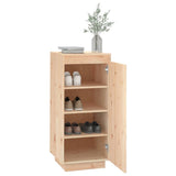 Shoe Cabinet 35x35x80 cm Solid Wood Pine - Top-Down View