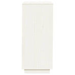 Shoe Cabinet White 35x35x80 cm Solid Wood Pine
