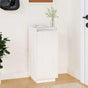 Shoe Cabinet White 35x35x80 cm Solid Wood Pine