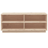 Shoe Cabinet 110x34x45 cm Solid Wood Pine - 45-Degree Angle