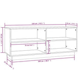 Shoe Cabinet Honey Brown 110x34x45 cm Solid Wood Pine - Low Angle