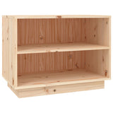 Shoe Cabinet 60x34x45 cm Solid Wood Pine - Front View