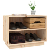Shoe Cabinet 60x34x45 cm Solid Wood Pine - Top-Down View