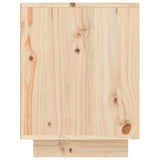 Shoe Cabinet 60x34x45 cm Solid Wood Pine - Rear View
