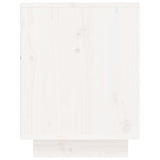 Shoe Cabinet White 60x34x45 cm Solid Wood Pine