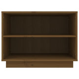 Shoe Cabinet Honey Brown 60x34x45 cm Solid Wood Pine