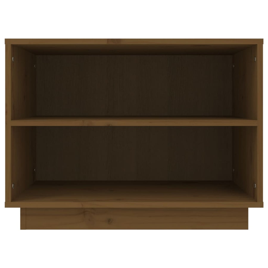Shoe Cabinet Honey Brown 60x34x45 cm Solid Wood Pine