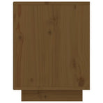 Shoe Cabinet Honey Brown 60x34x45 cm Solid Wood Pine