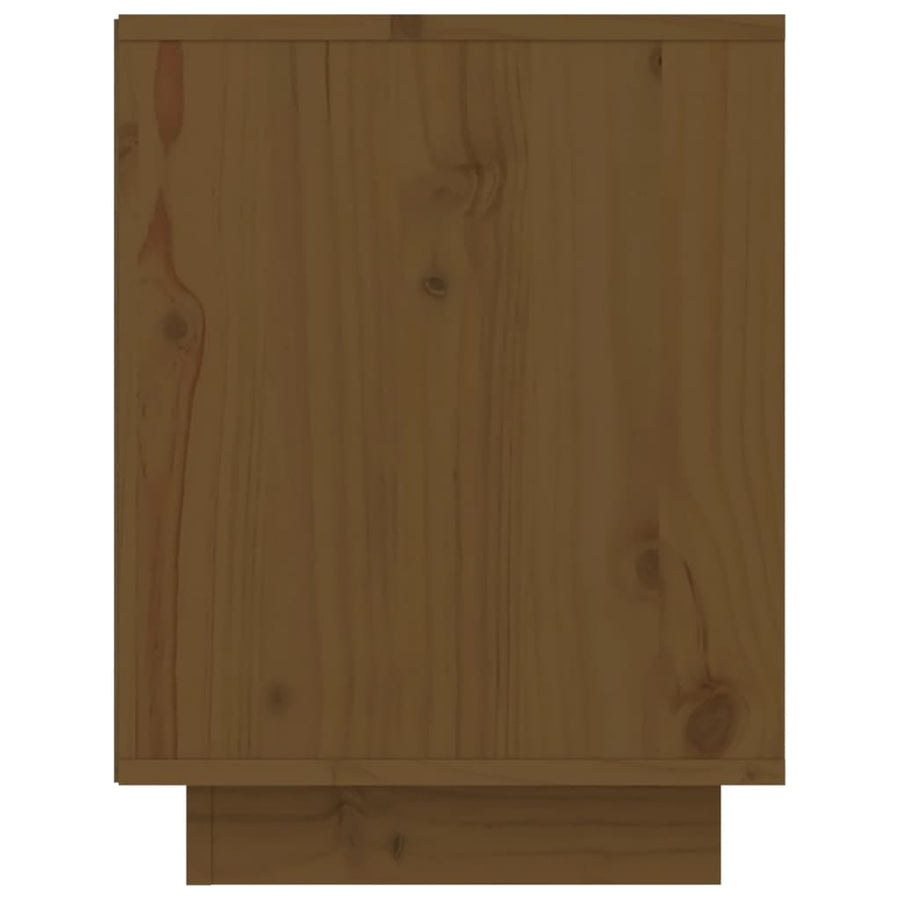 Shoe Cabinet Honey Brown 60x34x45 cm Solid Wood Pine