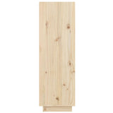 Shoe Cabinet 60x34x105 cm Solid Wood Pine