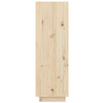 Shoe Cabinet 60x34x105 cm Solid Wood Pine