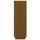 Shoe Cabinet Honey Brown 60x34x105 cm Solid Wood Pine