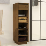 Shoe Cabinet Honey Brown 30x34x105 cm Solid Wood Pine - Low Angle