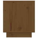 Bedside Cabinets 2 pcs Honey Brown 40x34x40 cm Solid Wood Pine - Close-Up Angle