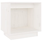 Bedside Cabinet White 40x30x40 cm Solid Wood Pine