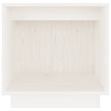 Bedside Cabinets 2 pcs White 40x30x40 cm Solid Wood Pine - 45-Degree Angle