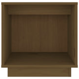 Bedside Cabinet Honey Brown 40x30x40 cm Solid Wood Pine