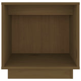 Bedside Cabinet Honey Brown 40x30x40 cm Solid Wood Pine - Top-Down View